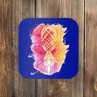 Swingers Subtle Artistic Upside Down Pineapple Gift Coaster thumb 0