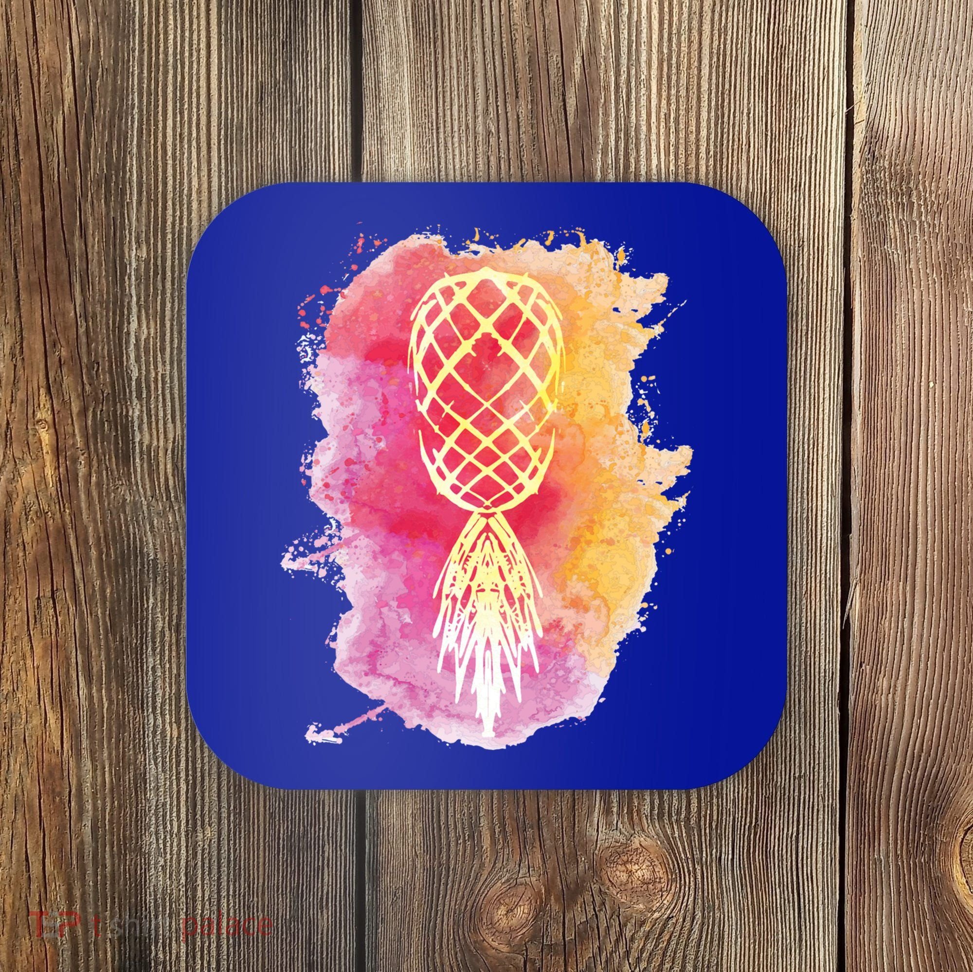 Swingers Subtle Artistic Upside Down Pineapple Gift Coaster