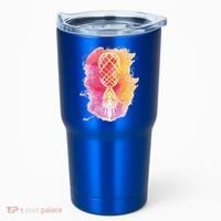 Swingers Subtle Artistic Upside Down Pineapple Gift Tumbler thumb 0