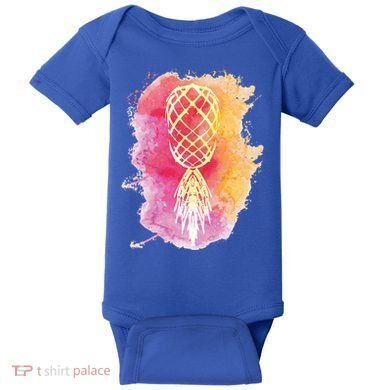 Swingers Subtle Artistic Upside Down Pineapple Gift Baby Bodysuit