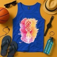 Swingers Subtle Artistic Upside Down Pineapple Gift Tank Top thumb 4