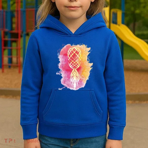 Swingers Subtle Artistic Upside Down Pineapple Gift Kids Hoodie
