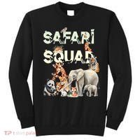 Safari Squad Animals Funny Zoo Animal Lovers Funny Safari Sweatshirt thumb 0
