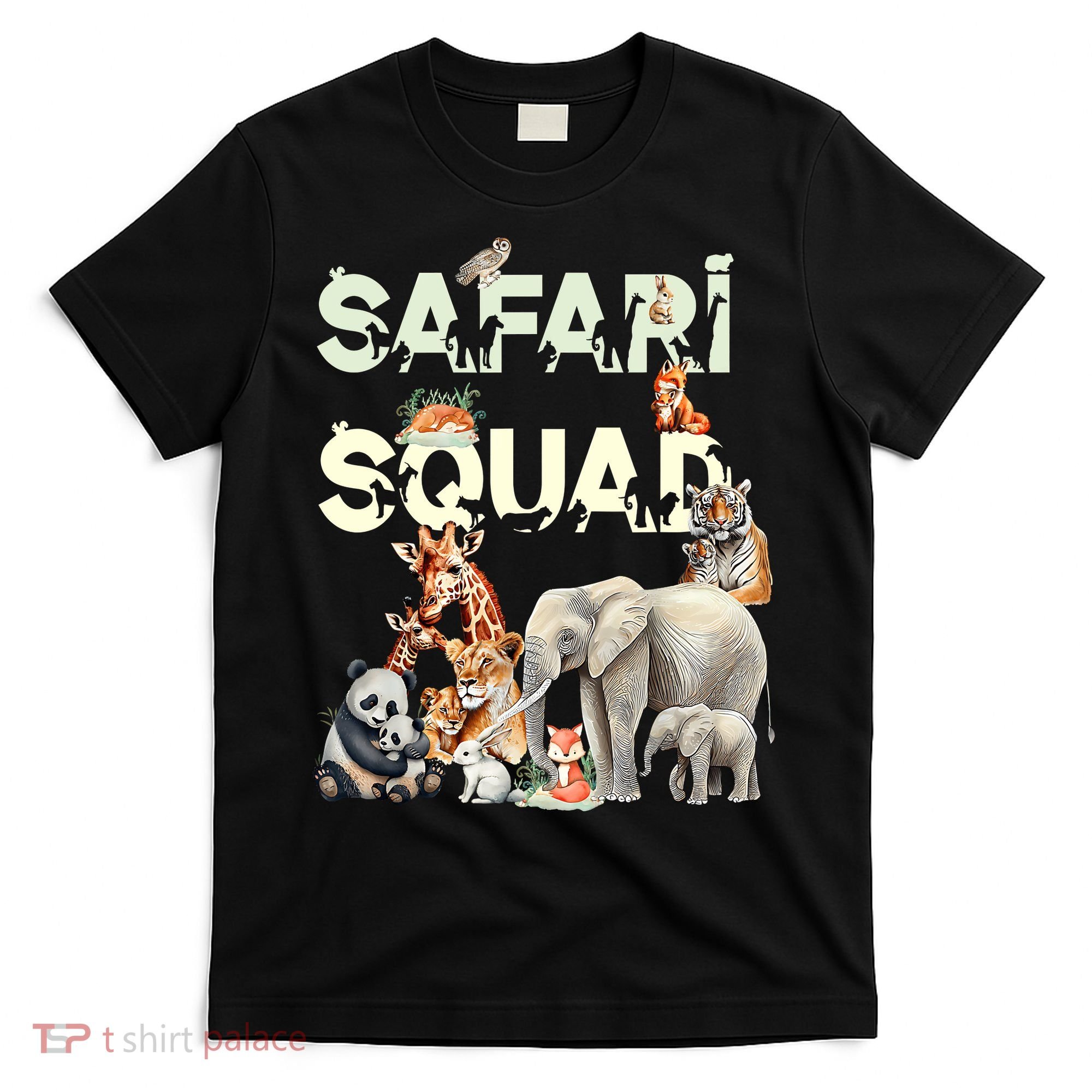 Safari Squad Animals Funny Zoo Animal Lovers Funny Safari T-Shirt