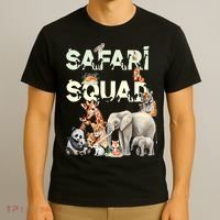 Safari Squad Animals Funny Zoo Animal Lovers Funny Safari T-Shirt thumb 3