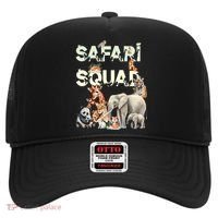 Safari Squad Animals Funny Zoo Animal Lovers Funny Safari Hat thumb 0