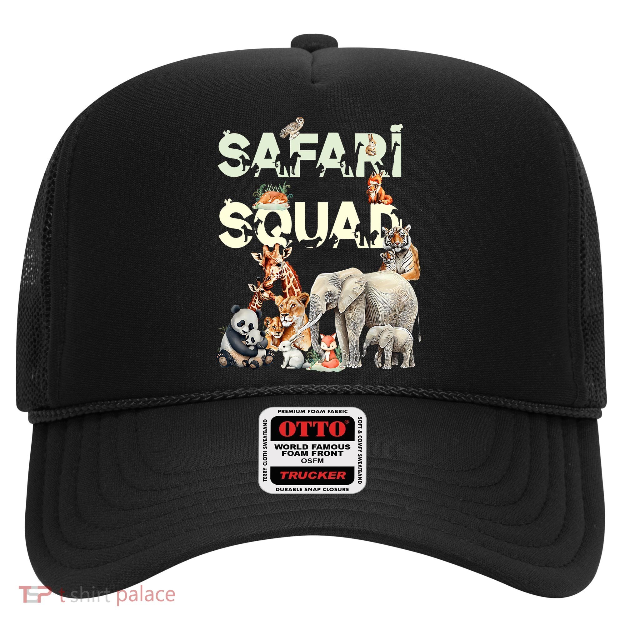 Safari Squad Animals Funny Zoo Animal Lovers Funny Safari Hat