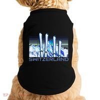 Switzerland Ski Accessories Retro Swiss Skiing Great Gift Doggie Tank thumb 0