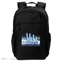 Switzerland Ski Accessories Retro Swiss Skiing Great Gift Backpack thumb 0