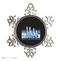 Switzerland Ski Accessories Retro Swiss Skiing Great Gift Ornament thumb 0
