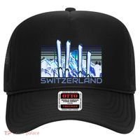 Switzerland Ski Accessories Retro Swiss Skiing Great Gift Hat thumb 0