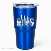 Switzerland Ski Accessories Retro Swiss Skiing Great Gift Tumbler thumb 0