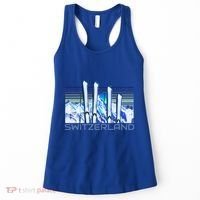 Switzerland Ski Accessories Retro Swiss Skiing Great Gift Women's Tank Top thumb 0