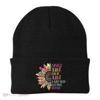 Sunflower Sister Aunt Great Aunt I Just Keep Getting Better Beanie thumb 0