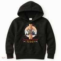 Shredding Snow And Dignity Funny Skiing Adventure Kids Hoodie thumb 0
