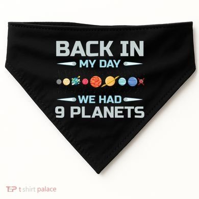 Solar System Astronaut Planets Spaceman Space Dwarf USA-Made Doggie Bandana