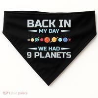 Solar System Astronaut Planets Spaceman Space Dwarf USA-Made Doggie Bandana thumb 0