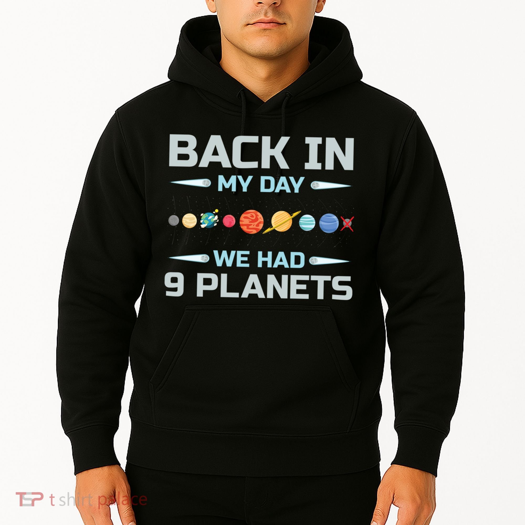 Solar System Astronaut Planets Spaceman Space Dwarf Hoodie