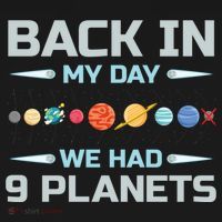Solar System Astronaut Planets Spaceman Space Dwarf T-Shirt thumb 7