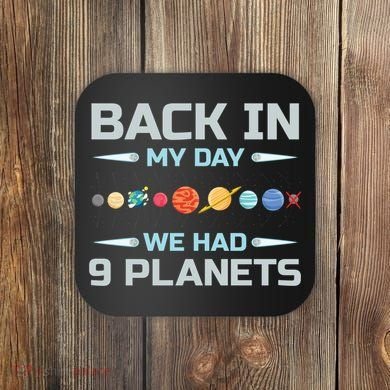 Solar System Astronaut Planets Spaceman Space Dwarf Coaster