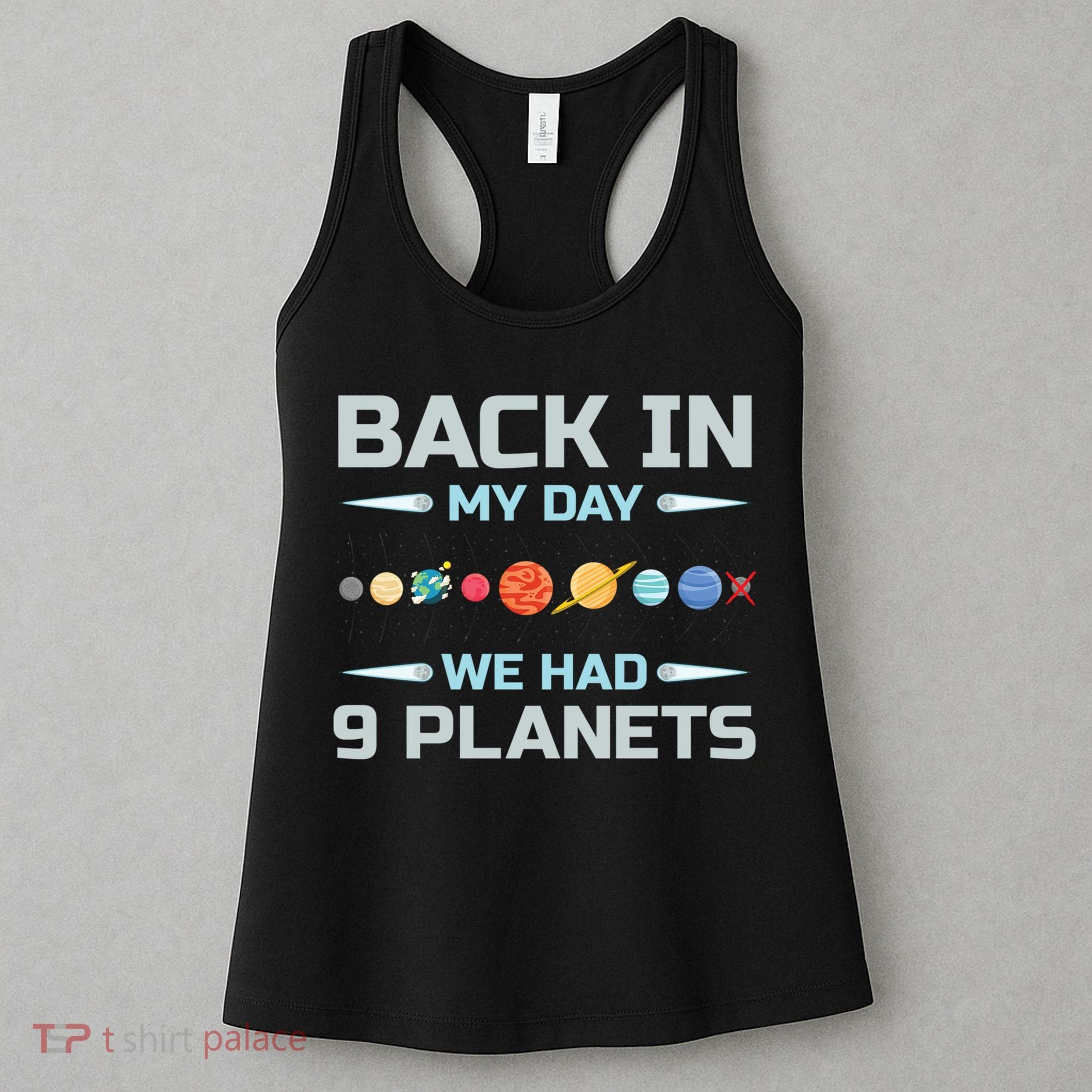 Solar System Astronaut Planets Spaceman Space Dwarf Women's Tank Top