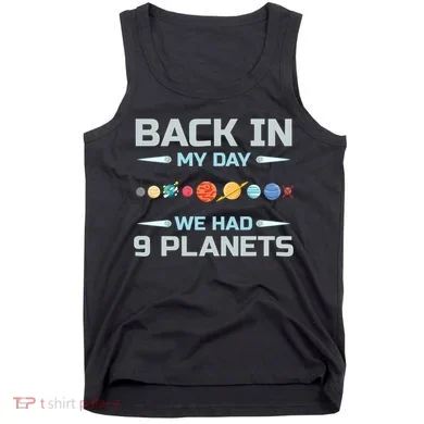 Solar System Astronaut Planets Spaceman Space Dwarf Tank Top