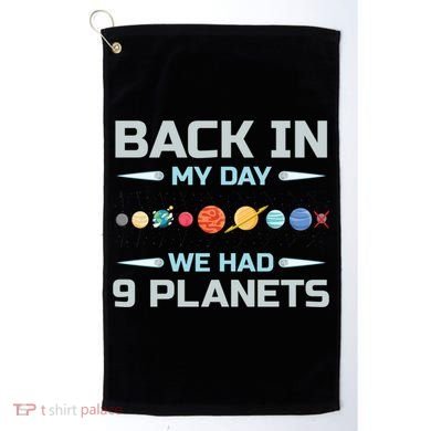 Solar System Astronaut Planets Spaceman Space Dwarf Golf Towel