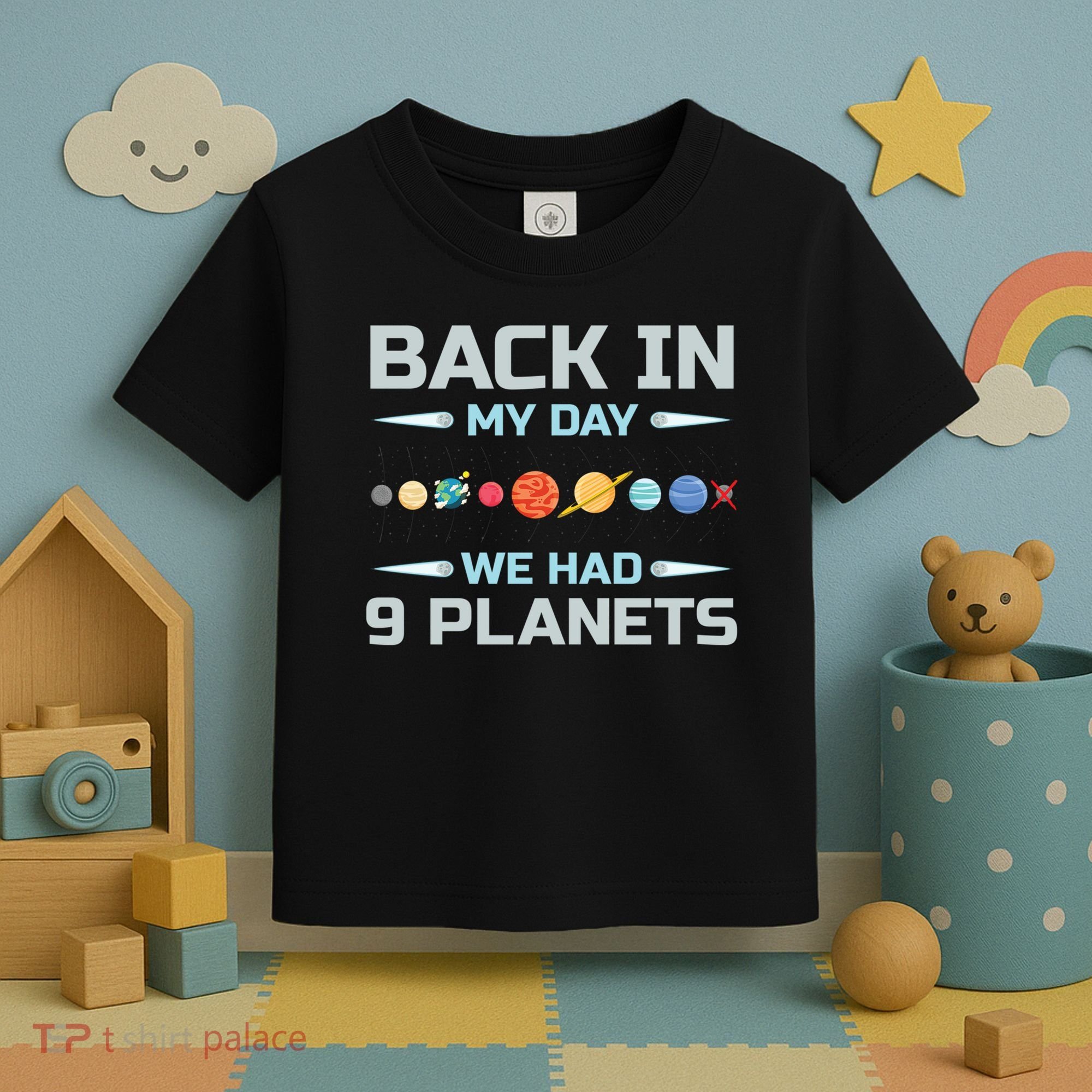 Solar System Astronaut Planets Spaceman Space Dwarf Toddler T-Shirt