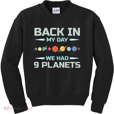 Solar System Astronaut Planets Spaceman Space Dwarf Kids Sweatshirt