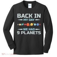 Solar System Astronaut Planets Spaceman Space Dwarf Kids Long Sleeve Shirt thumb 0