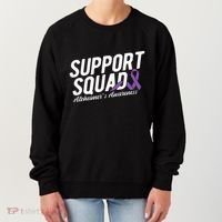 Support Squad Alzheimers Awareness Women's Sweatshirt thumb 0