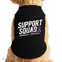 Support Squad Alzheimers Awareness Doggie Tank thumb 0
