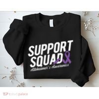 Support Squad Alzheimers Awareness Sweatshirt thumb 2