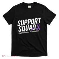 Support Squad Alzheimers Awareness T-Shirt thumb 0