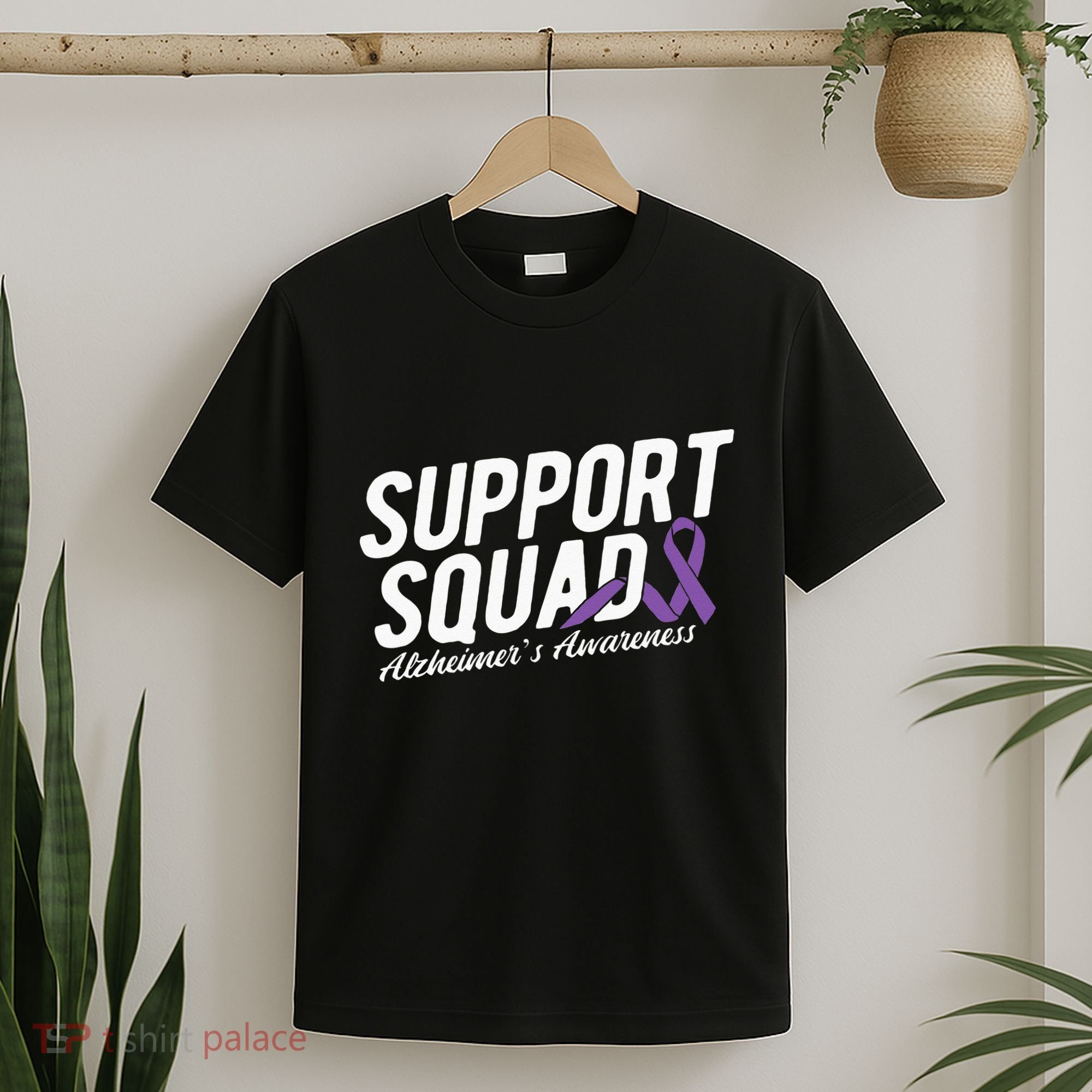 Support Squad Alzheimers Awareness T-Shirt