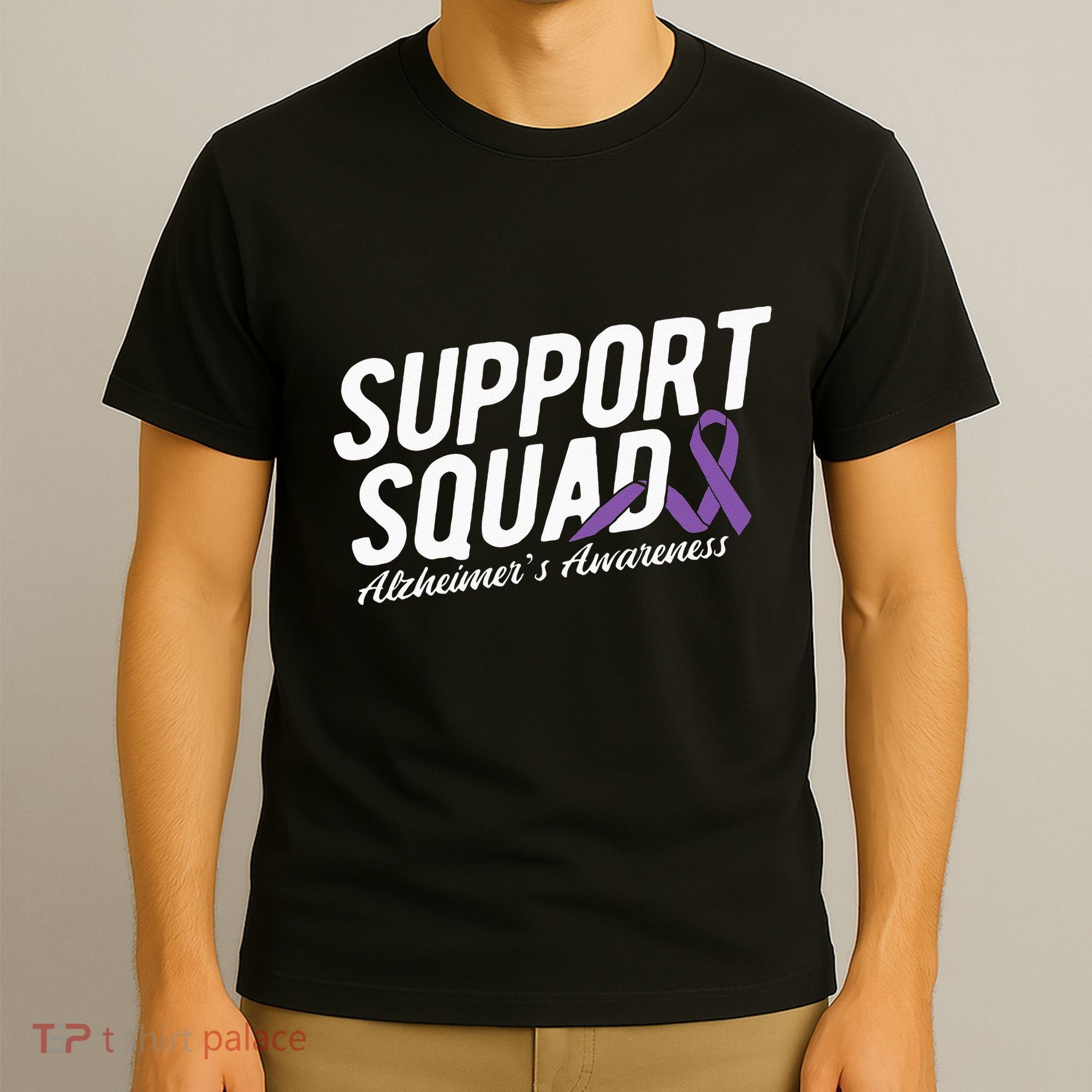 Support Squad Alzheimers Awareness T-Shirt