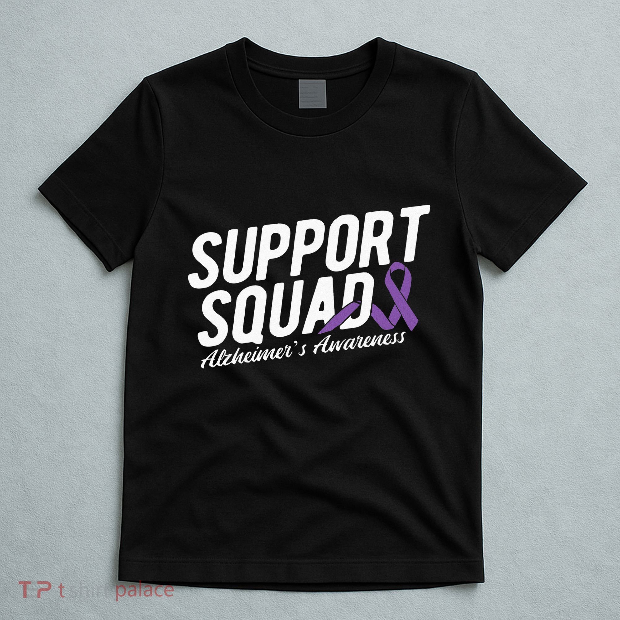 Support Squad Alzheimers Awareness T-Shirt