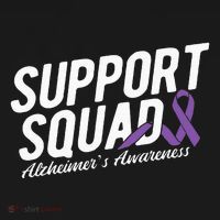 Support Squad Alzheimers Awareness T-Shirt thumb 7