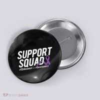 Support Squad Alzheimers Awareness Button thumb 0