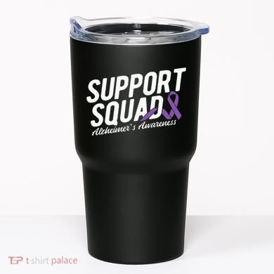 Support Squad Alzheimers Awareness Tumbler