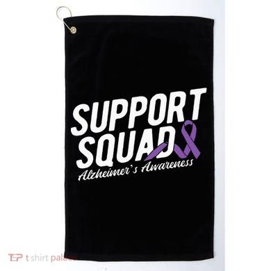 Support Squad Alzheimers Awareness Golf Towel