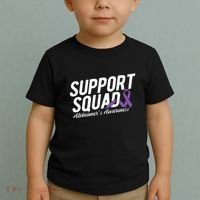 Support Squad Alzheimers Awareness Toddler T-Shirt thumb 2
