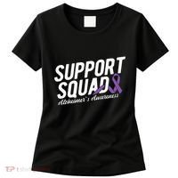 Support Squad Alzheimers Awareness Women's T-Shirt thumb 0