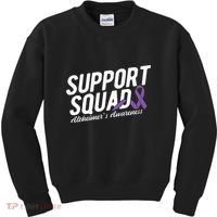 Support Squad Alzheimers Awareness Kids Sweatshirt thumb 0