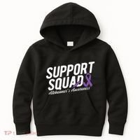Support Squad Alzheimers Awareness Kids Hoodie thumb 0