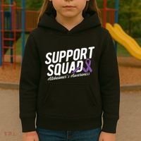 Support Squad Alzheimers Awareness Kids Hoodie thumb 3