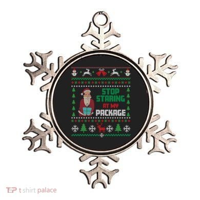 Stop Staring At My Package Ugly Christmas Cool Gift Ornament