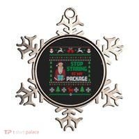 Stop Staring At My Package Ugly Christmas Cool Gift Ornament thumb 0