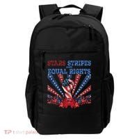 Stars Stripes And Equal Rights Patriotic Activist Backpack thumb 0