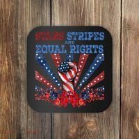 Stars Stripes And Equal Rights Patriotic Activist Coaster thumb 0